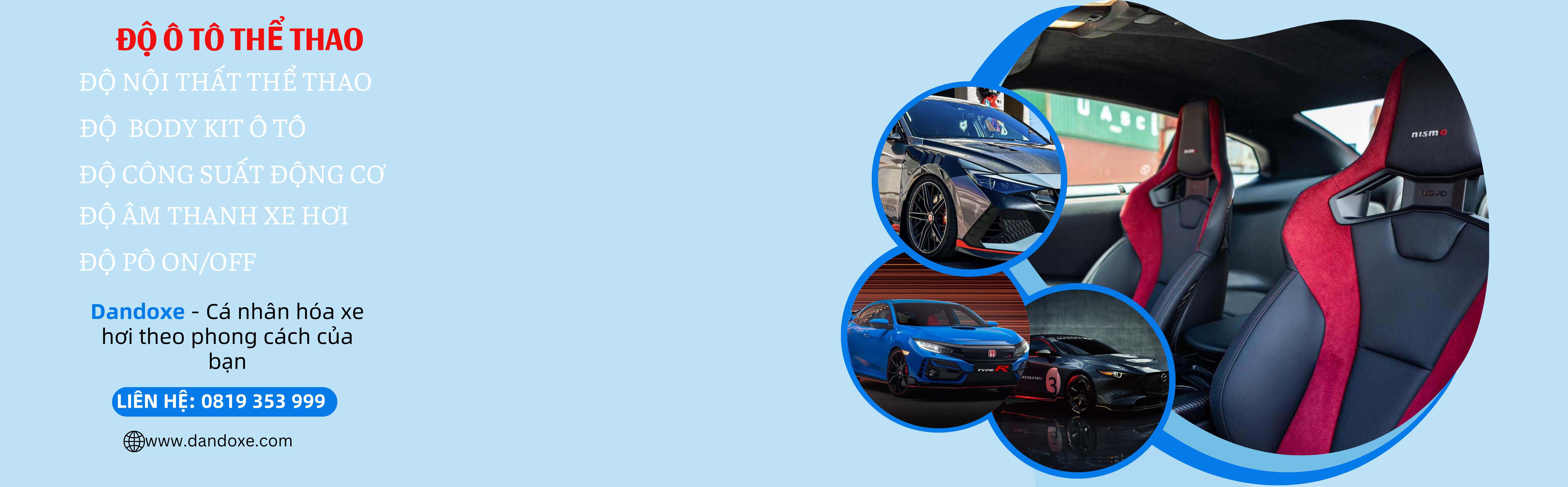 banner dộ ô tô thể tho